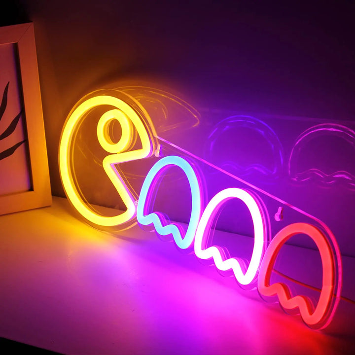 GhostBlaze Neon Lampe - Spøkelsesaktig Stilig Lys | Luvikno