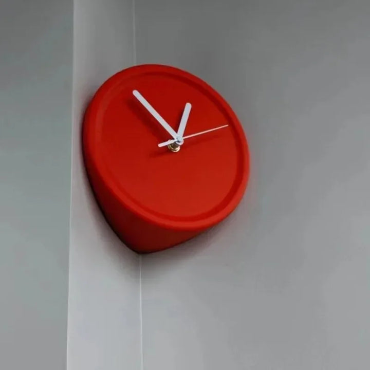 SilentCorner Klokke - Stilig Stille Veggklokke uten Boring Luvikno