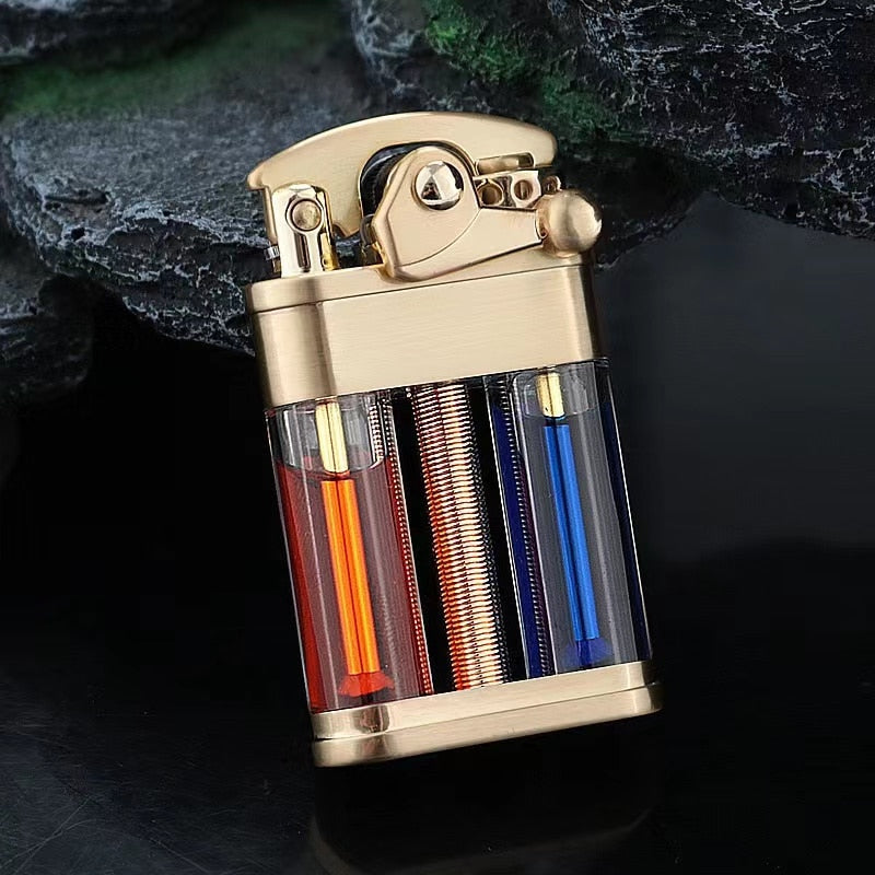 Elegant Retro Slim Metal Lighter | Luvikno