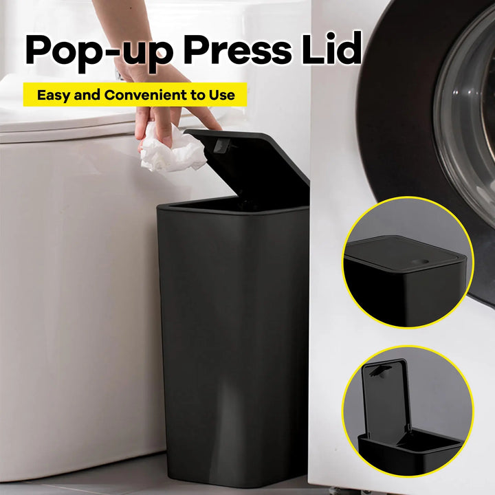EcoPress 10L Søppelbøtte for Badekar Luvikno