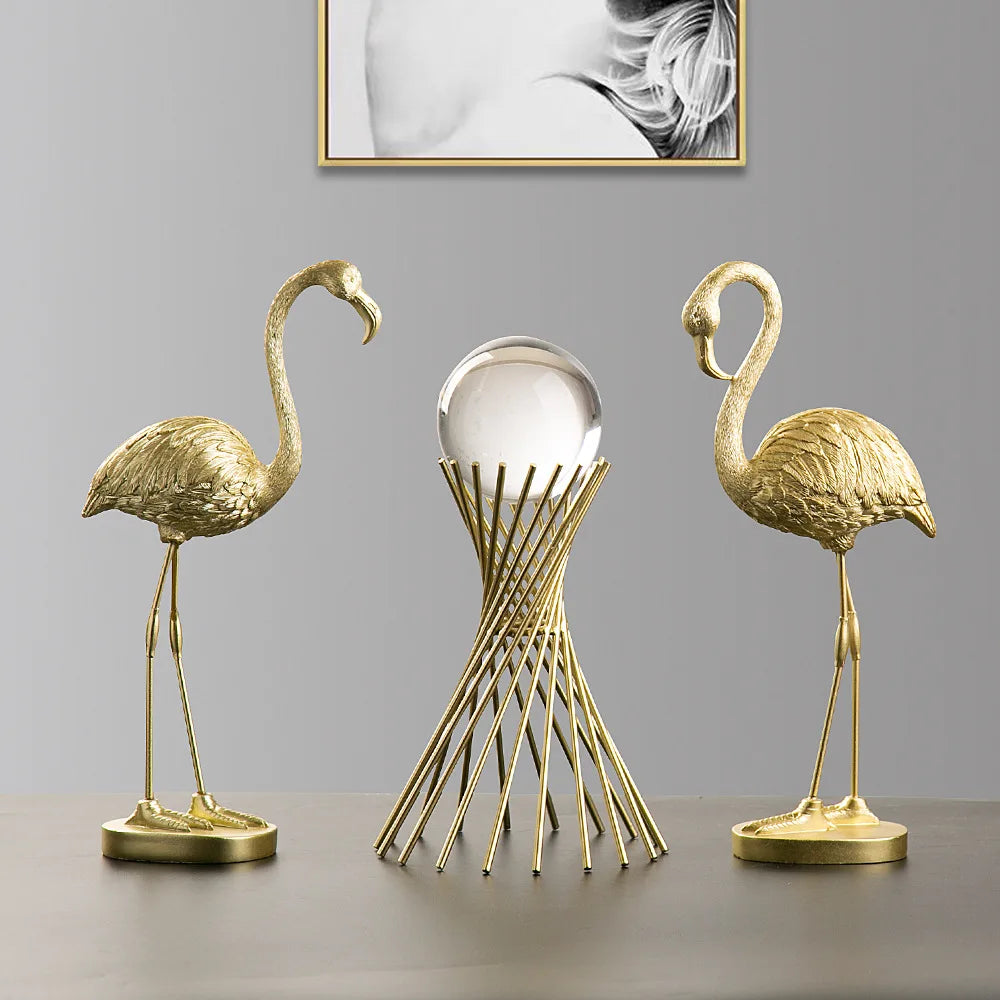 Flamora dekorativ flamingo figur – Eleganse og unik karakter for hjemmet Luvikno