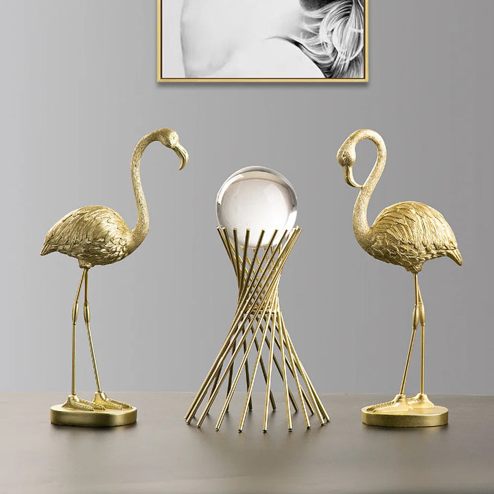 Flamora dekorativ flamingo figur – Eleganse og unik karakter for hjemmet Luvikno