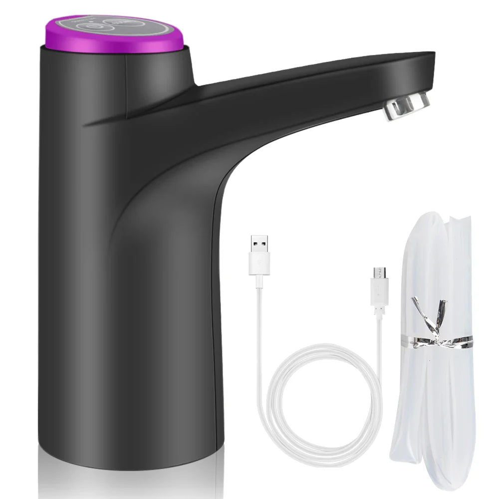 Luvikno | Elektrisk Vann Dispensere AquaOne Touch | Berøringskontroll | USB Lading | For Gallon Flasker