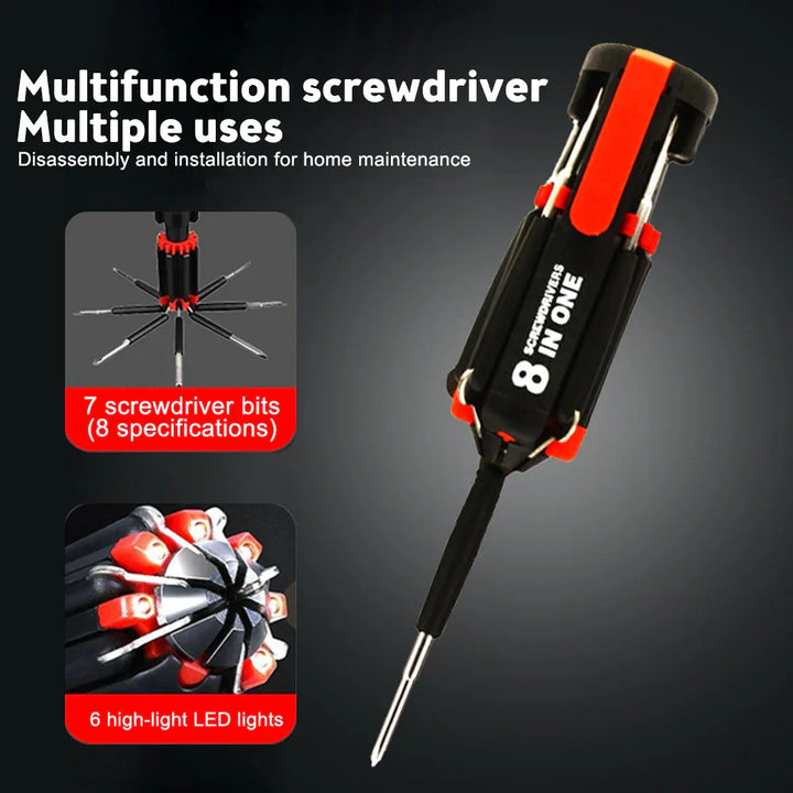 Bright Fix 8in1 LED Multi-Tool Skrutrekker | Luvikno