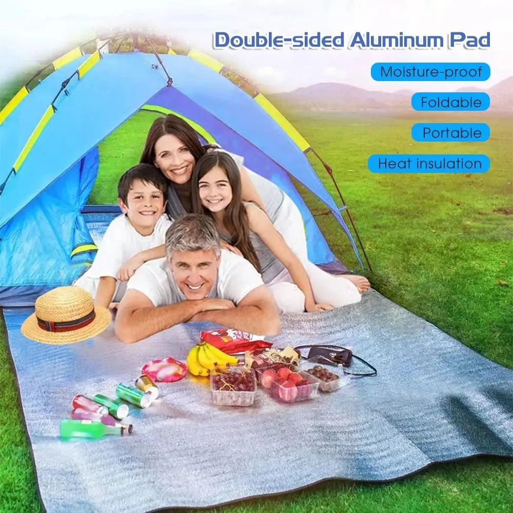 Luvikno | Liggeunderlag ThermaFoil Pro | Ultralytt & Vanntett | Varme Reflekterende | For Camping & Utendørs | 25 mm Tykk