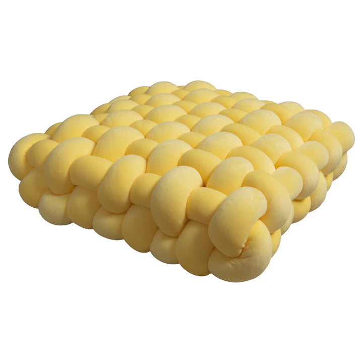 Chunky Woven Knot Cushion | Luvikno