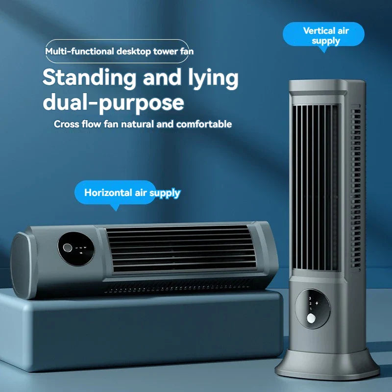 Towerless Ultra Cool Air Conditioning Desktop Fan | Luvikno