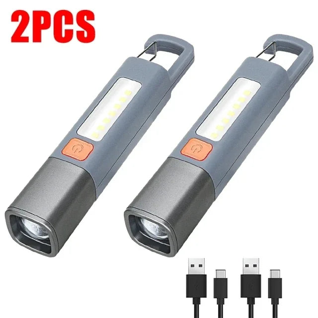 Ultra-Bright Long Shot USB Oppladbar Lommelykt | Luvikno