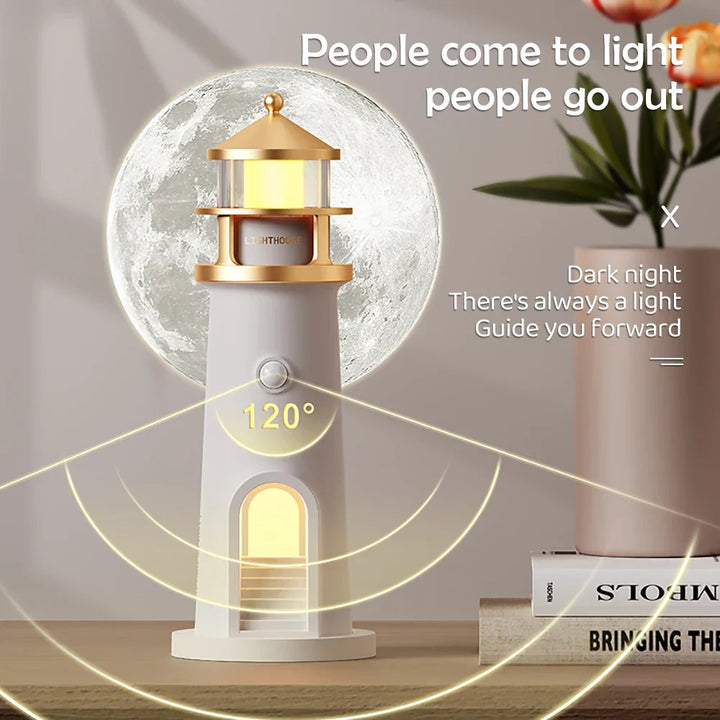 Lighthouse Ambient lys Luviknouetooth Musikk Dimmbar Projektsjon | Luvikno