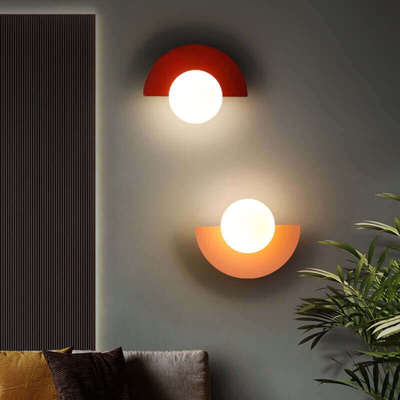 Luvikno | Noorderlicht Charm - Halvmåne Vegglampe i Metall