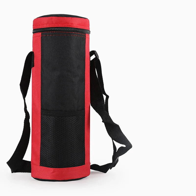 Luvikno | Cooltiva Isolert Flaskeveske 10×10×29 cm | Bærbar Kjølebag laget av Oxford-stoff | For Reiser, Sport og Utendørs