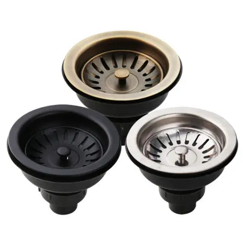 AquaGuard Rustfritt Stål Vaskestrainer med Luktfilter – Pop-Up Stopper & Anti-Blocking Kurv Luvikno