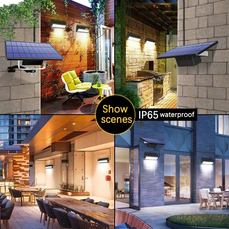 Luvikno | Lumosfera Solar Light Innendørs & Utendørs | IP65 Vanntett | Med Trekknapp | Varm & Kald Hvit | 3m Kabel