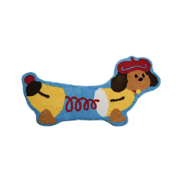 Accordion Dachshund Lang Teppet | Luvikno