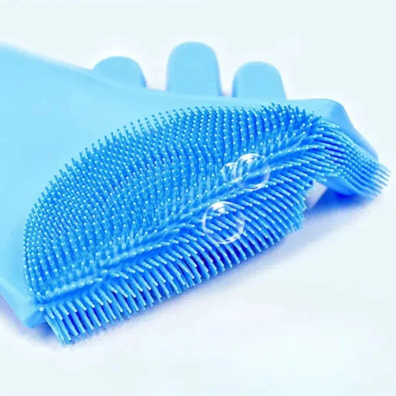Luvikno | FELISPA SoftTouch Silikon Badehansker for Katter | Myk Pelspleie & Massasje | Sjampo Børste for Kjæledyr | 35×16 cm