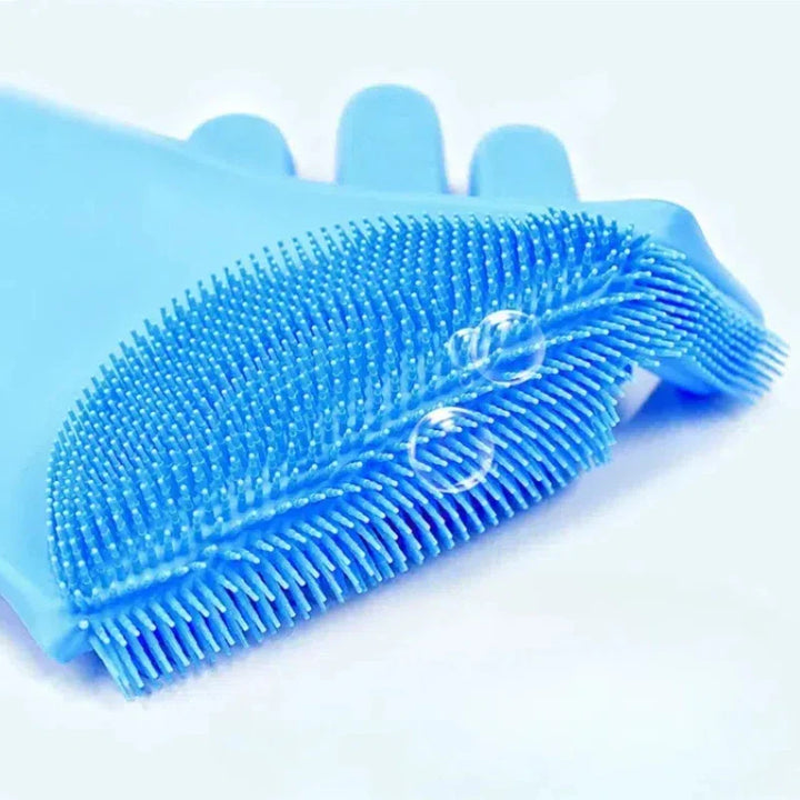 Luvikno | FELISPA SoftTouch Silikon Badehansker for Katter | Myk Pelspleie & Massasje | Sjampo Børste for Kjæledyr | 35×16 cm