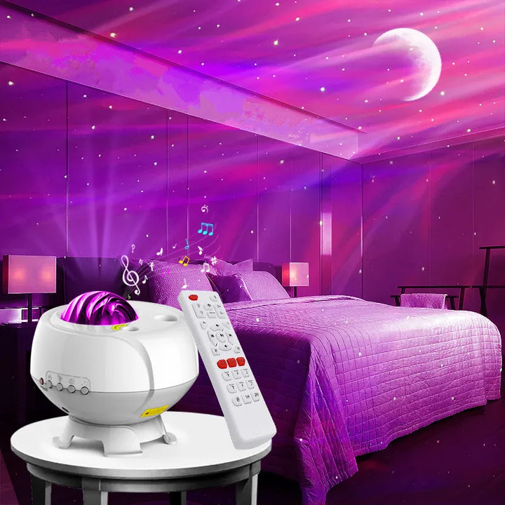 Starfield Galaxy Høyttaler Lysprojektor | Luvikno