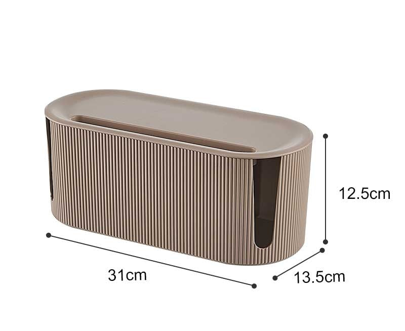 StorageMaster Box - Stilig Organizer for Kabler og Adaptere Luvikno