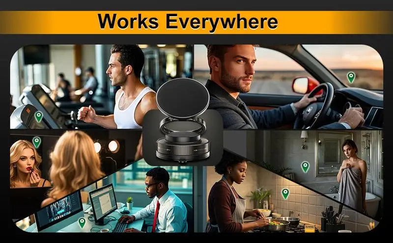 Luvikno | 360° roterbar suge-magnetisk biltelefonholder