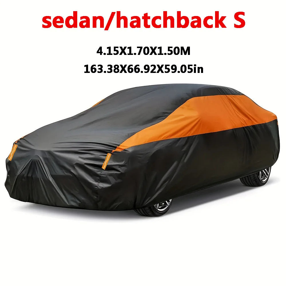 Luvikno | Biltrekk CARVION | Vanntett & UV-beskyttelse | For SUV & Sedan | 190T Polyester