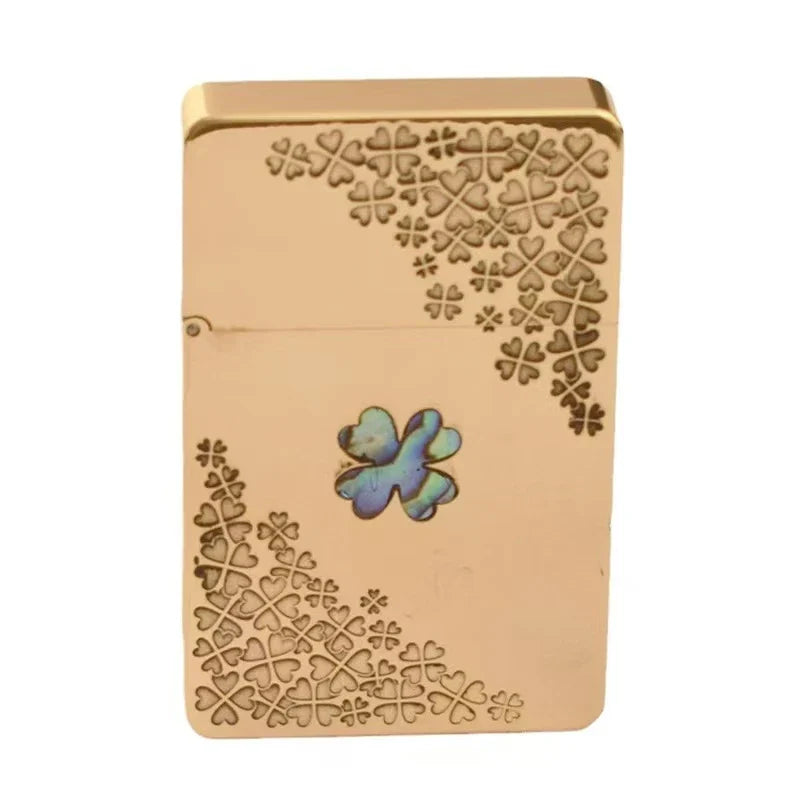 Klassisk Vintage Messing Vindproof Zippo | Luvikno
