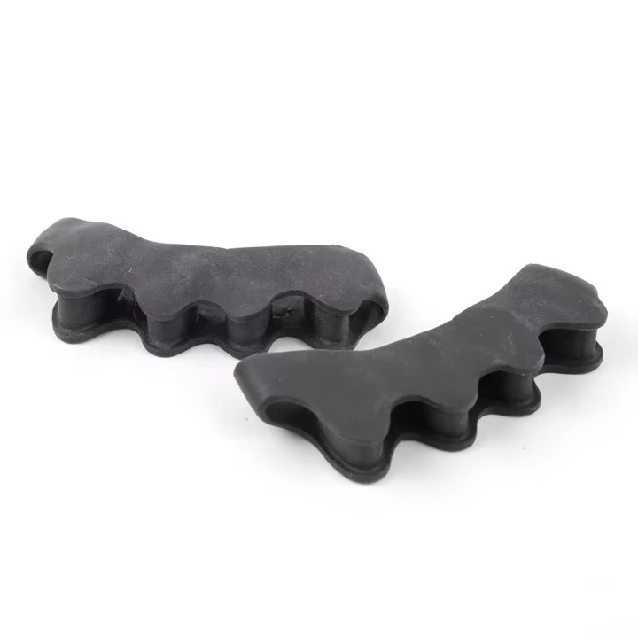 Myke silikon tåseparatorer for hallux valgus lindring og justering, 1 par Luvikno