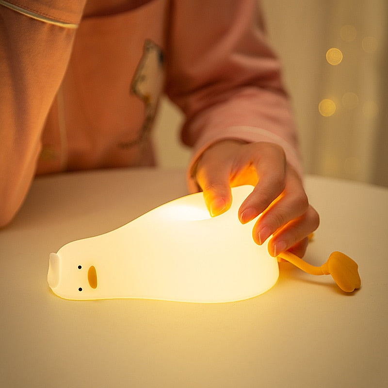 Lazy Flat Duck Atmosfære Nattlampe | Luvikno