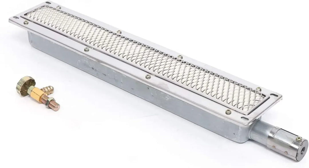 Luvikno | ThermaGrill Gassgrill med Infrarød Keramisk Brenner | Rustfritt Stål | Rektangulær 41 × 8 × 5.8 cm | Røykfri & Energieffektiv | For Gastronomi & Utendørs
