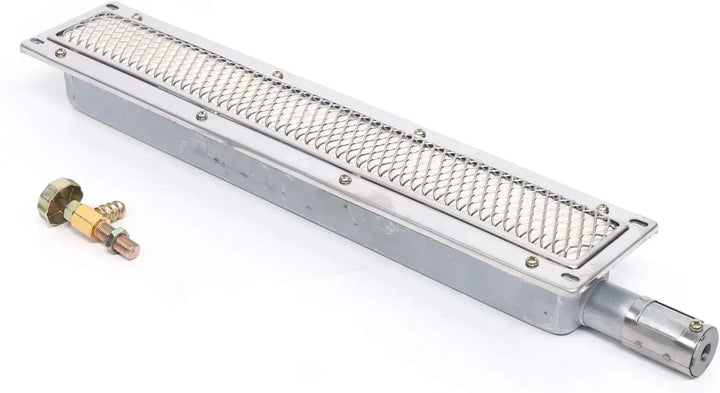 Luvikno | ThermaGrill Gassgrill med Infrarød Keramisk Brenner | Rustfritt Stål | Rektangulær 41 × 8 × 5.8 cm | Røykfri & Energieffektiv | For Gastronomi & Utendørs