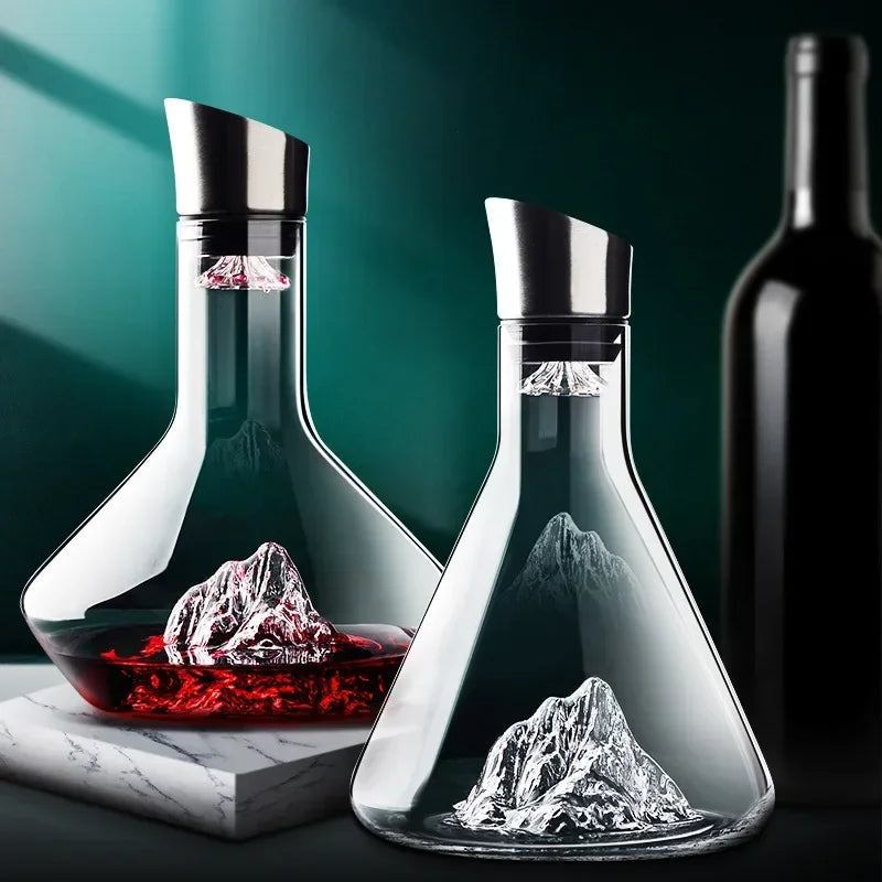 1500ml Iceberg Crystal Karaffel – Fabelaktig blyfri vinlufting | Luvikno