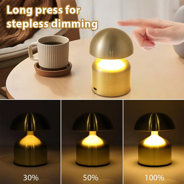 Allsidig LED Berørings Nattbordlampe - 3-Farge Dimmbar Nattlys Luvikno