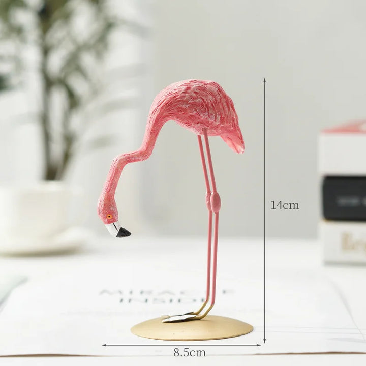 Flamora dekorativ flamingo figur – Eleganse og unik karakter for hjemmet Luvikno