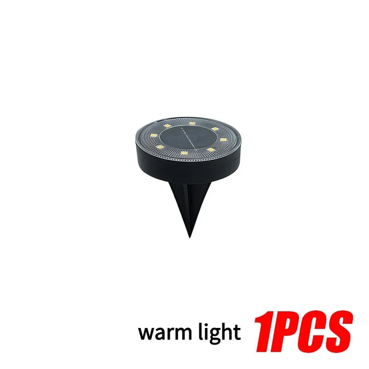 Luvikno | Terraluna Solar Ground Light LED | IP68 Vanntett | Automatisk Lyskontroll | For Hage, Sti & Terrasse