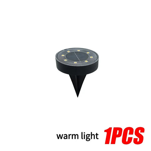 Luvikno | Terraluna Solar Ground Light LED | IP68 Vanntett | Automatisk Lyskontroll | For Hage, Sti & Terrasse