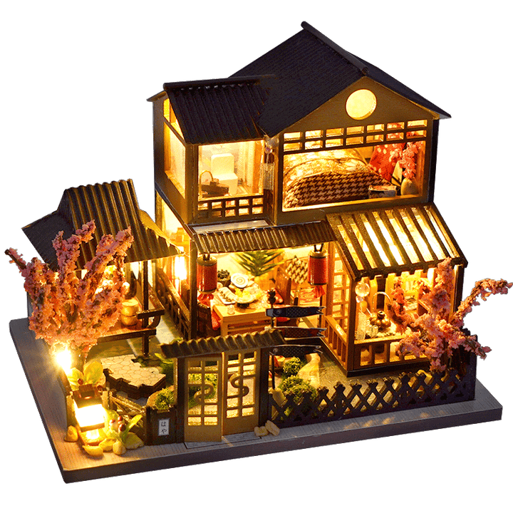 Miniatyr DIY japanske bygge leker kit | Luvikno