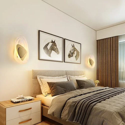 GlowElegance – LED Vegglampe for Soverom & Stue Luvikno