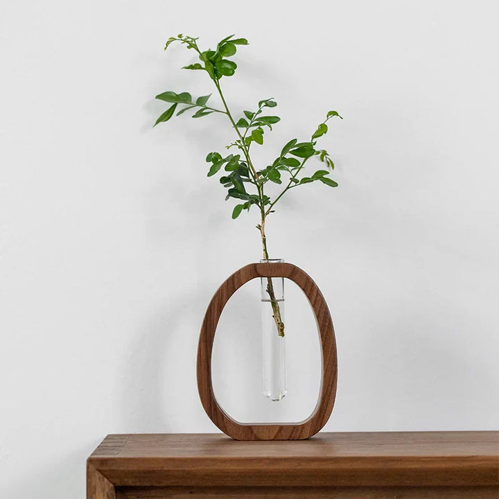 Oval treørt ramme enkel stilk vase | Luvikno