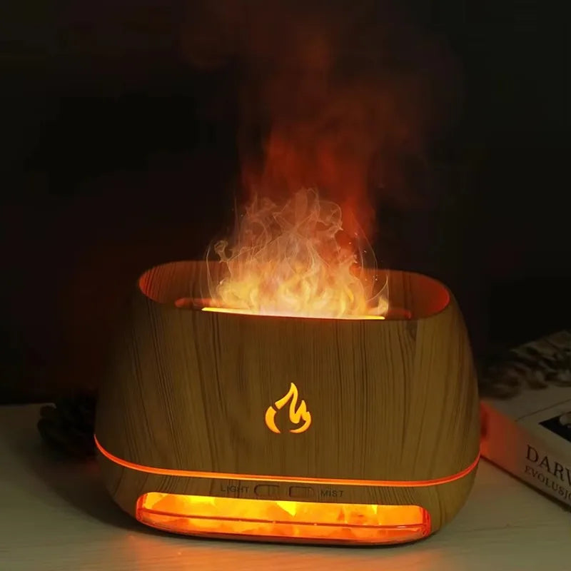 SaltSerenity - Saltlampe Diffuser med Ambient Belysning Luvikno