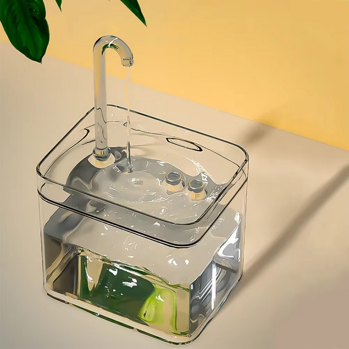 Crystal Clear USB Katt Vannfontene med avansert filtreringssystem Luvikno