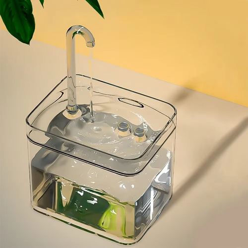Crystal Clear USB Katt Vannfontene med avansert filtreringssystem Luvikno