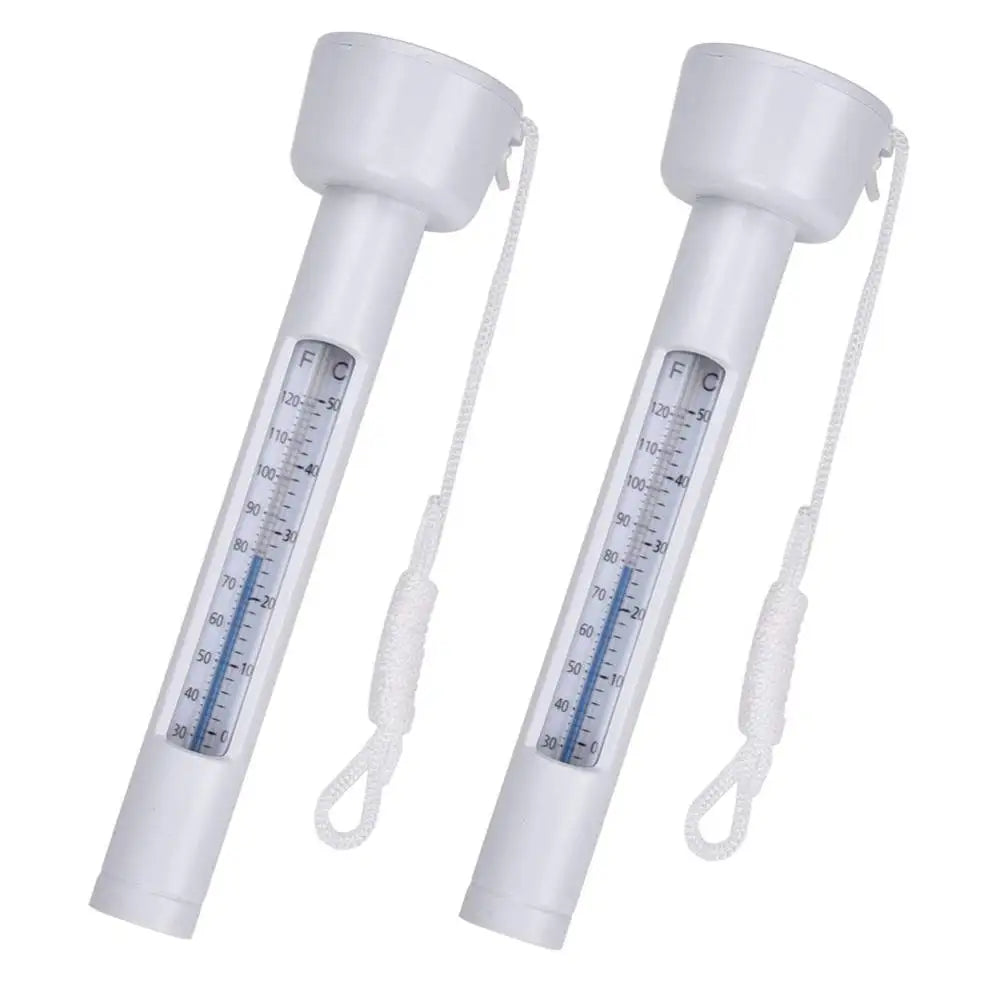 Luvikno | THERMAVIA Bassengtermometer | Flytende vanntemperaturmåler 0–50 °C | For basseng, boblebad, spa & termalbad | Vanntett & lett å lese