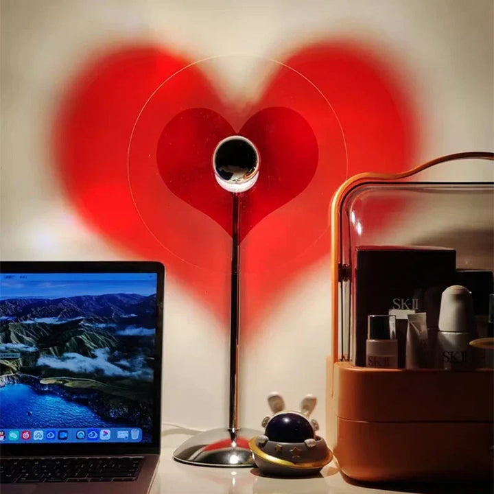 LoveLight – Hjerteformet LED-lampe for romantisk belysning Luvikno