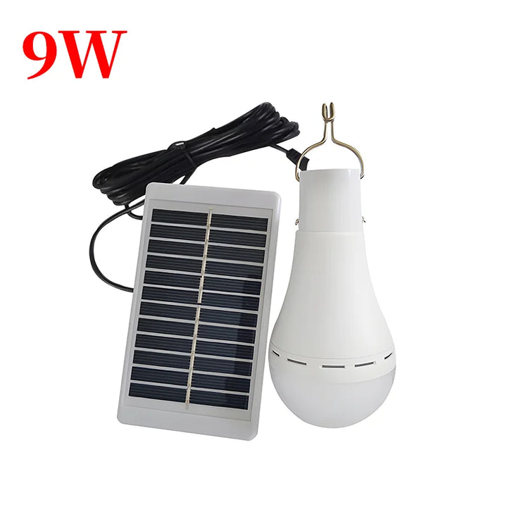 Luvikno | SolaGlow LED Solenergi Campinglys | Vanntett & Oppladbar | Med USB & Solenergi | For Telt, Hage & Nødssituasjoner