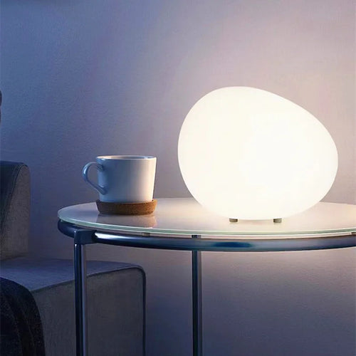 Kobbelsten Hvit Lampe Luvikno