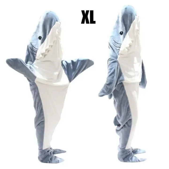 Snuggly Shark Koselig Hettegenser Epleteppe | Luvikno