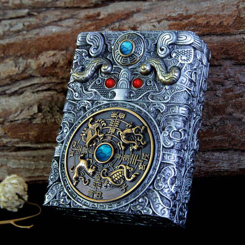 Heavy Armor Steel Spark Kerosene Lighter | Luvikno