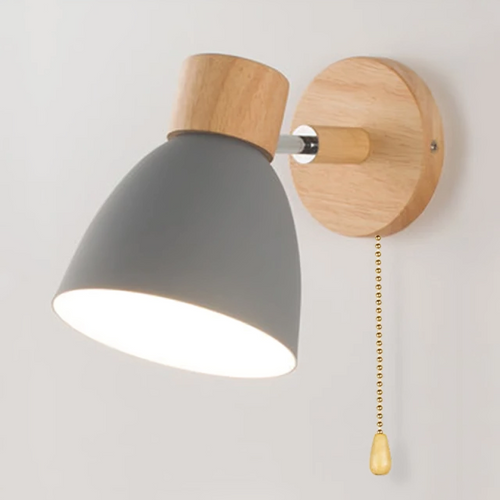 Minimalistisk skandinavisk vegglampe – nordisk design for soverom og stue | LED-belysning | Luvikno