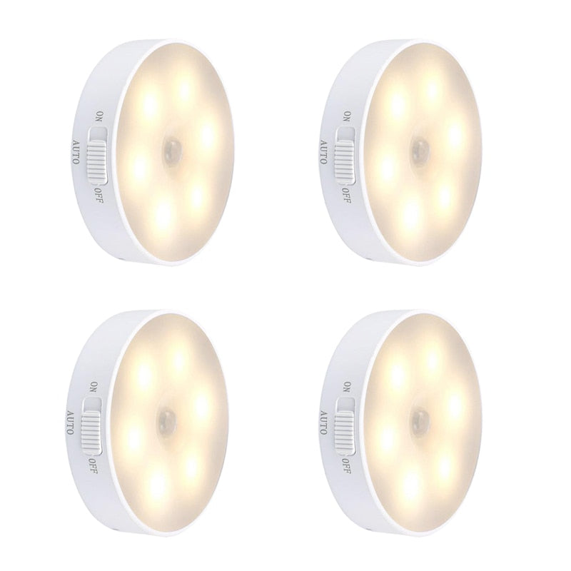Sticky LED Bevegelsessensor Mini Nattlampe | Luvikno