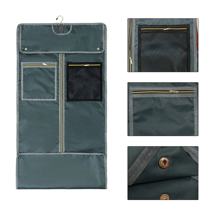 Luvikno | Voyatura FlexPack | Sammenleggbar reiseveske med dressrom | 53 L | 3-i-1 ryggsekk, skulderveske & duffelveske