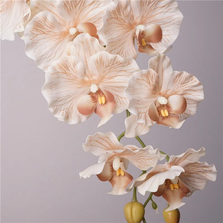 9-hodet kunstig Phalaenopsis blomst